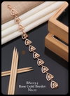 Accessories Designer BA Rose Gold Bracelets
